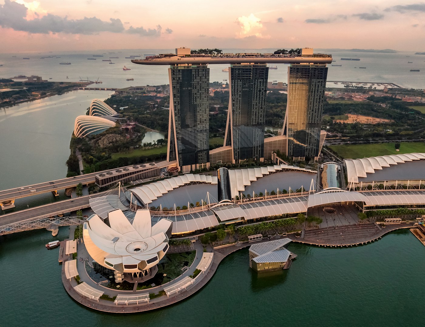 Singapore skyline, context for local brand work